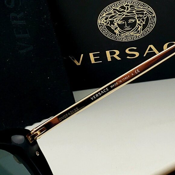 Versace Black and Gold Womens 55mm Sunglasses main image 6